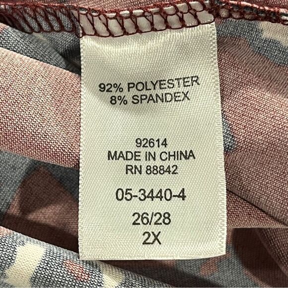 Ellos Long sleeve floral plus size stretchy dress size 2XL - Picture 8 of 14